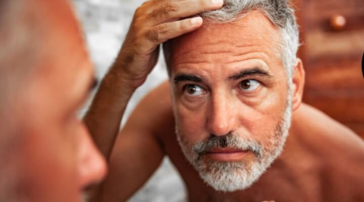 man and skin